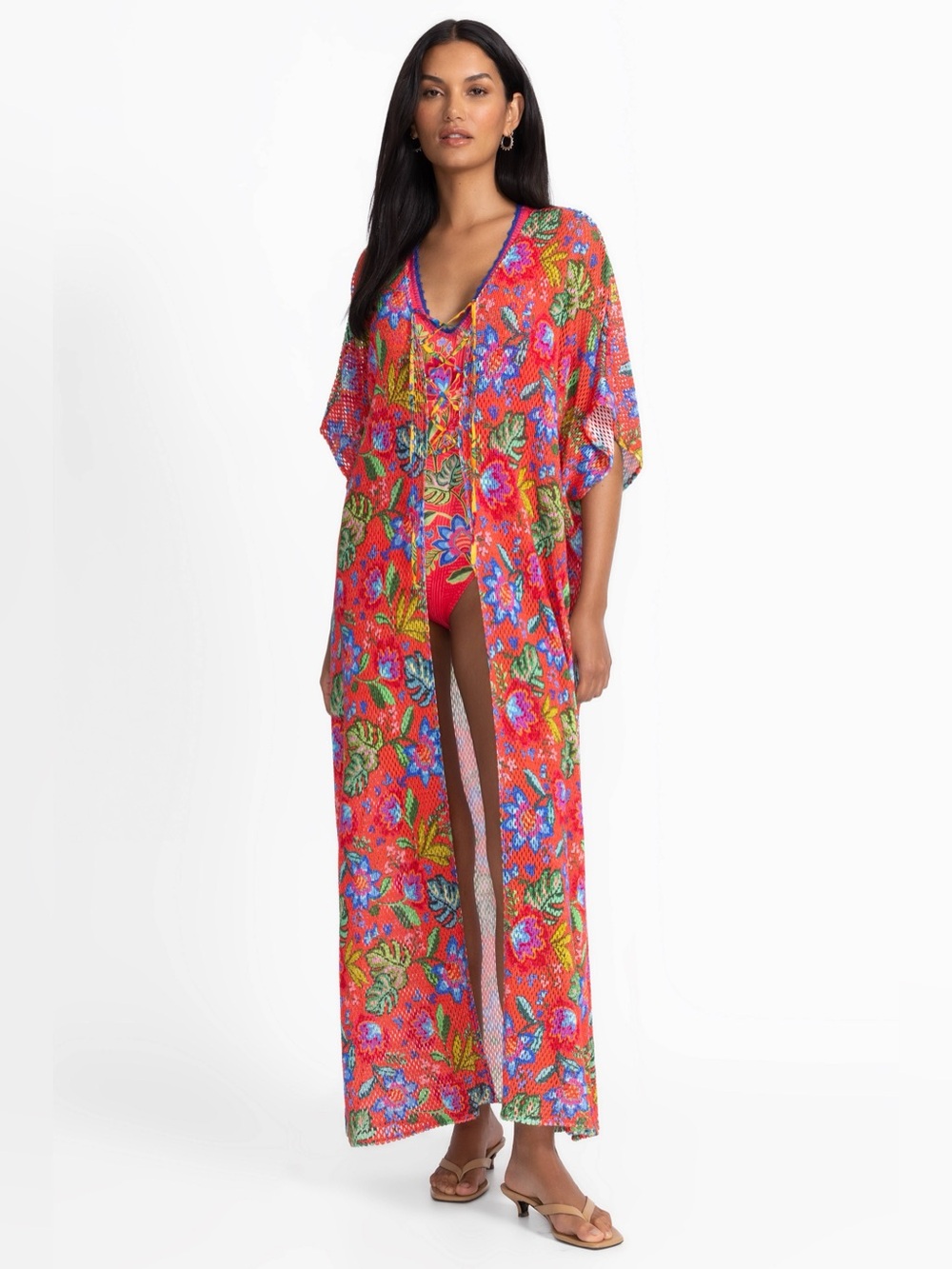 Johnny Was Rumba Maxi Crochet Kimono